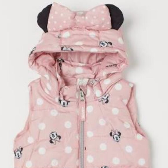 H&M Minnie mouse puffer jacket - Picture 1 of 6